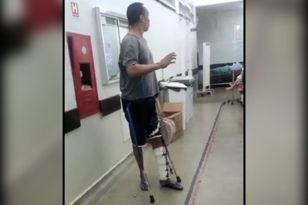 Vídeo. Paciente é preso após chamar funcionária do HRC de “preta safada”