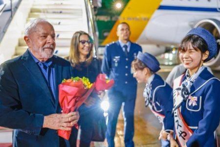 Lula no Japão para o G7