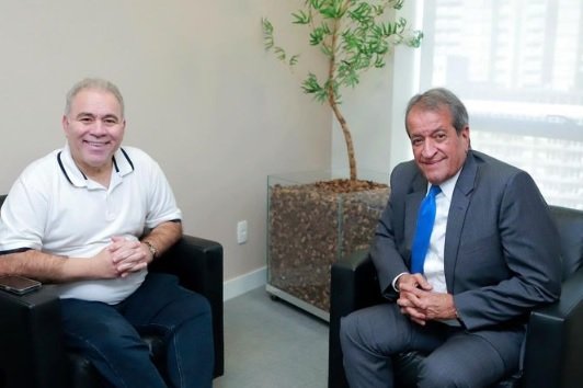 Ex-ministro da Saúde Marcelo Queiroga se reuniu com presidente do PL, Valdemar Costa Neto