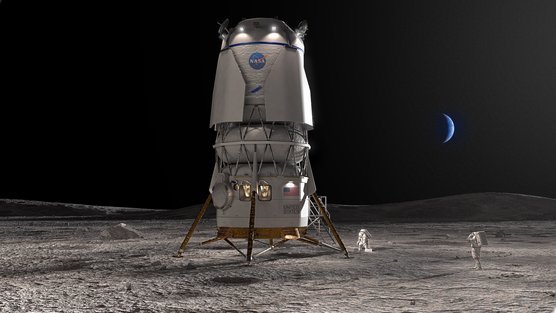 Nasa escolhe Blue Origin, de Jeff Bezos, para construir módulo lunar