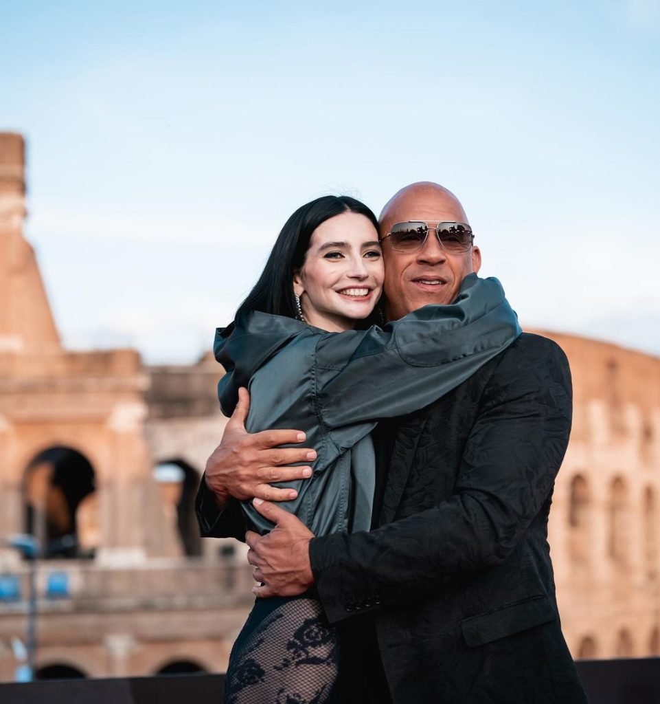Foto colorida de Meadow Walker e Vin Diesel - Metrópoles