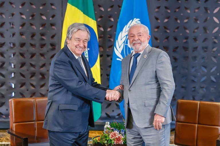 António Guterres e Lula