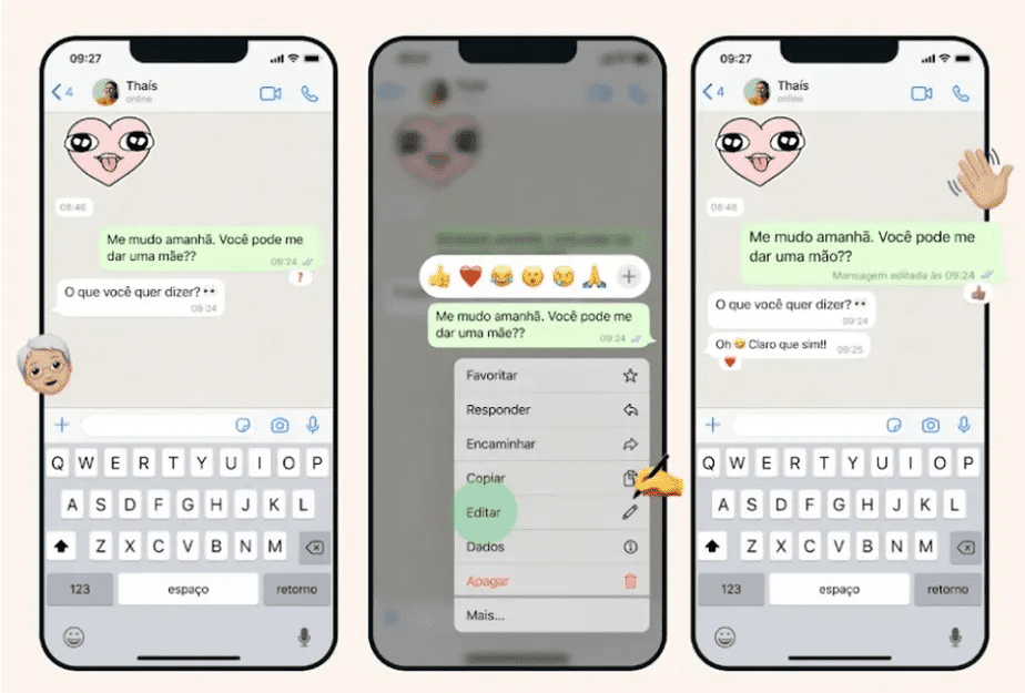 Atualização do WhatsApp permite apagar mensagens enviadas