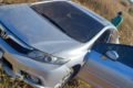 carro abandonado em milharal