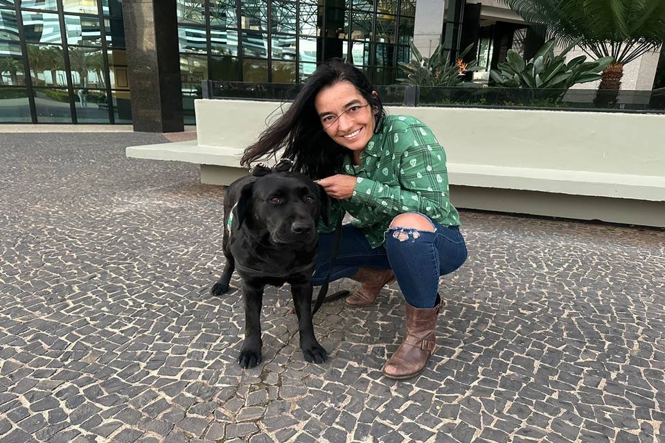Priscilla com Filó