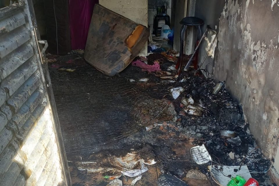 Combate a incêndio em Sobradinho 2