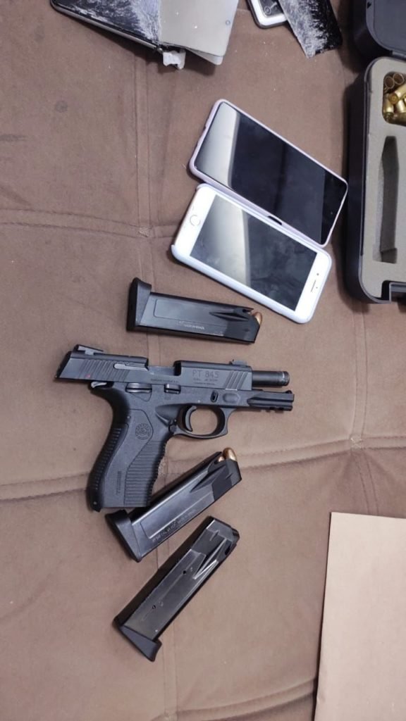 Armas apreendidas pela PCDF na Operação Sicário