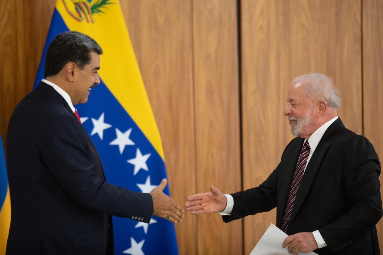 Reunião ampliada do Presidente Lula com o Presidente da República Bolivariana da Venezuela, Nicolás Maduro no brasil brasilia palacio planalto 10