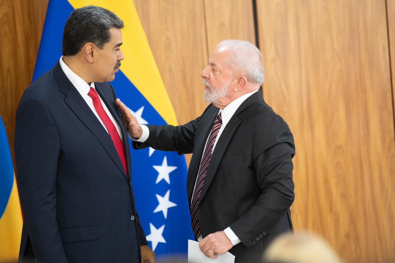 Reunião ampliada do Presidente Lula com o Presidente da República Bolivariana da Venezuela, Nicolás Maduro no brasil brasilia palacio planalto 12