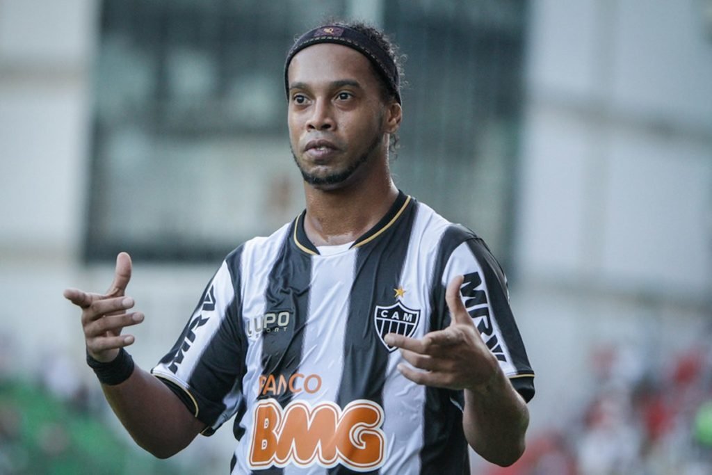 Ronaldinho Gaúcho em partida de futebol pelo Atlético-MG - Metrópoles