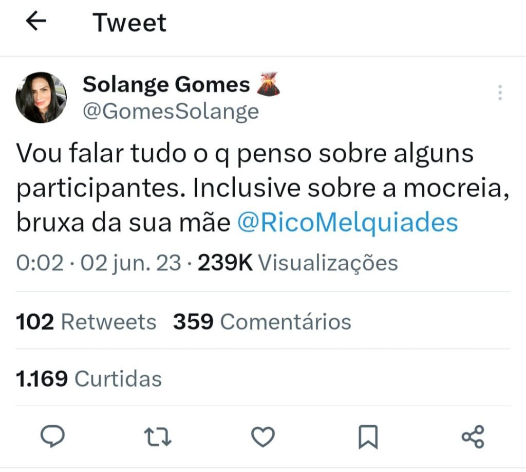 Solange Gomes e Rico Melquíades
