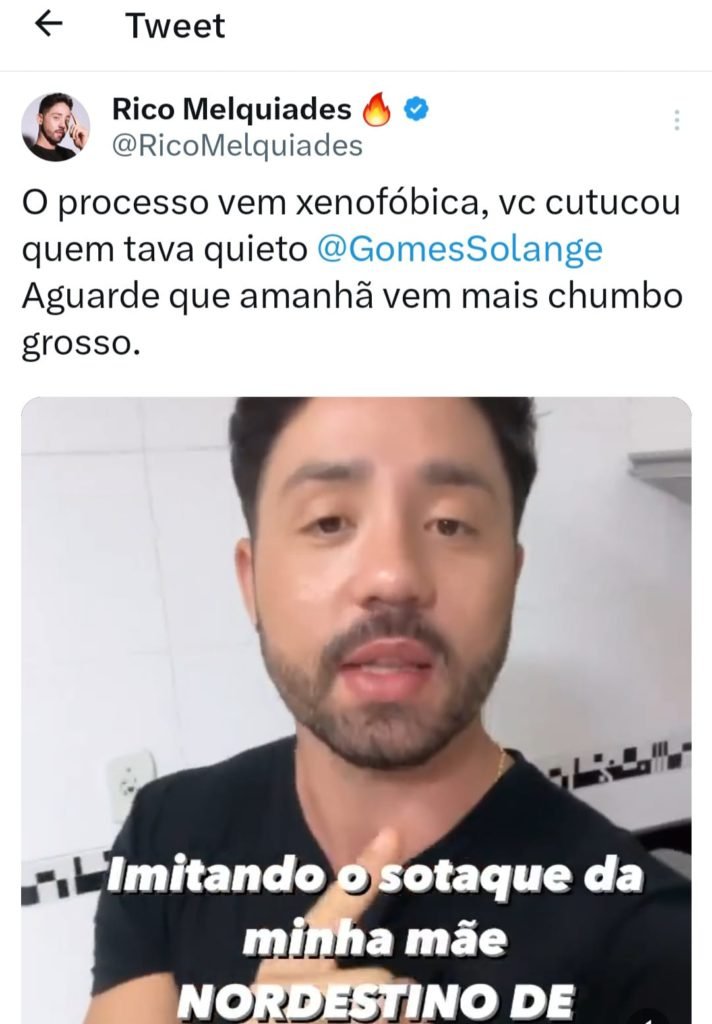 Solange Gomes e Rico Melquíades