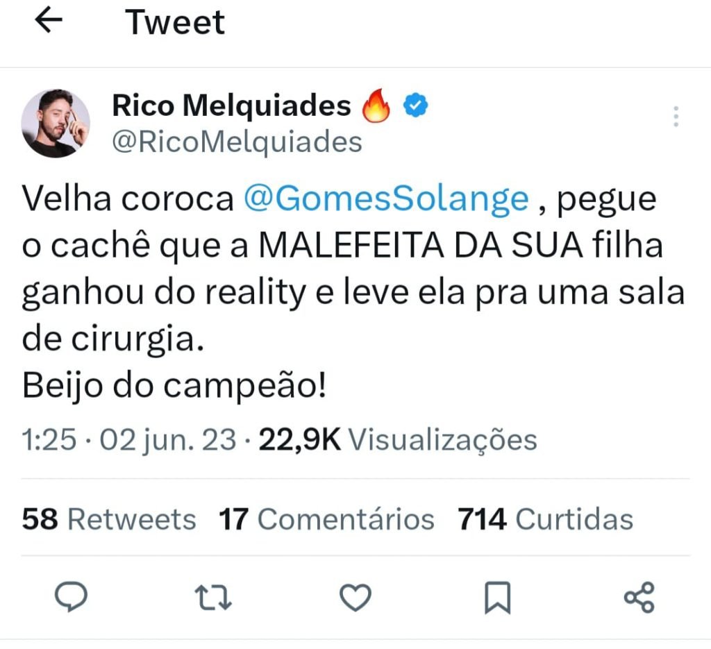 Solange Gomes e Rico Melquíades