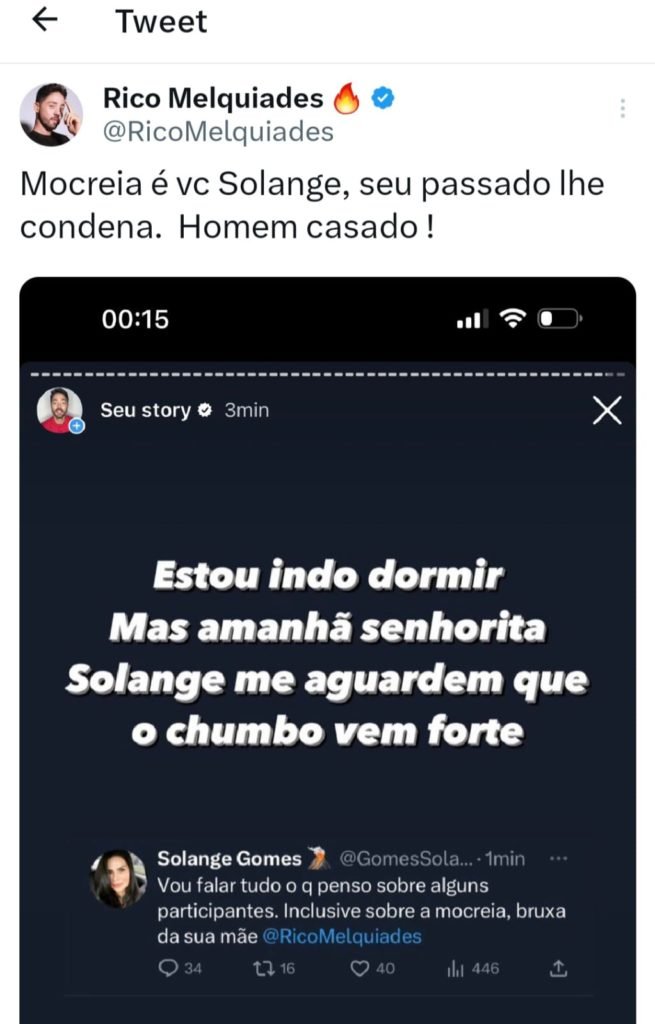 Solange Gomes e Rico Melquíades