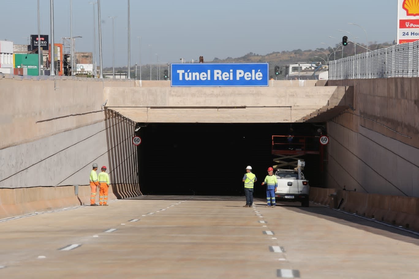 Túnel Rei Pelé, tecnologia a serviço dos motoristas - Portal Lago Sul