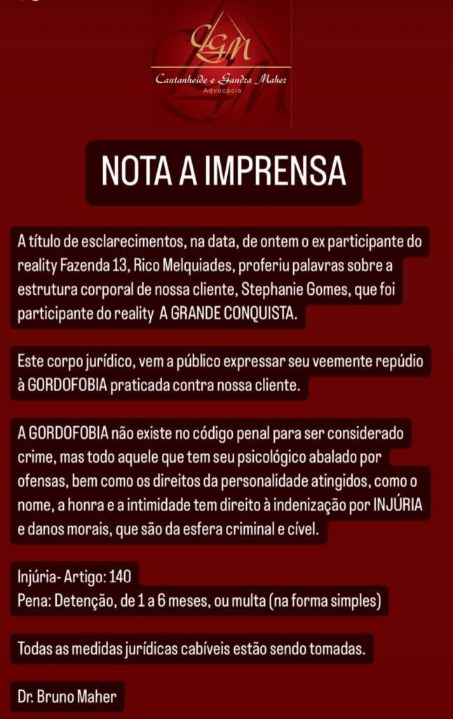 Stephanie Gomes e Rico Melquíades