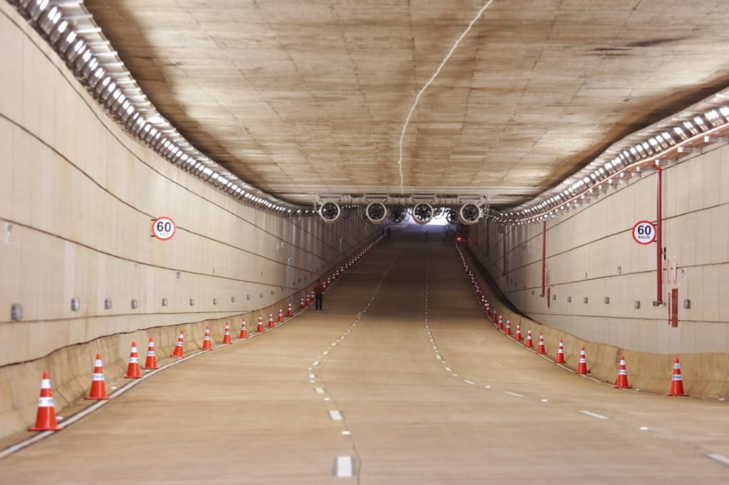 Taguatinga: tráfego de ônibus e caminhões é proibido no Túnel Rei