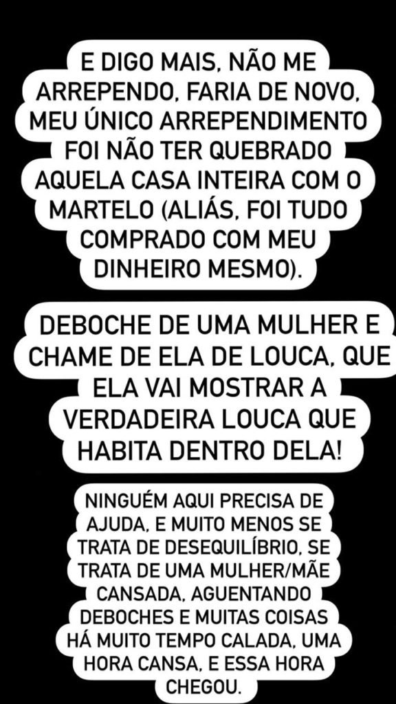 Imagem do Stories de Emily Garcia - Metrópoles