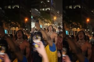 Vídeo: jogador do Denver Nuggets comemora título da NBA com a torcida
