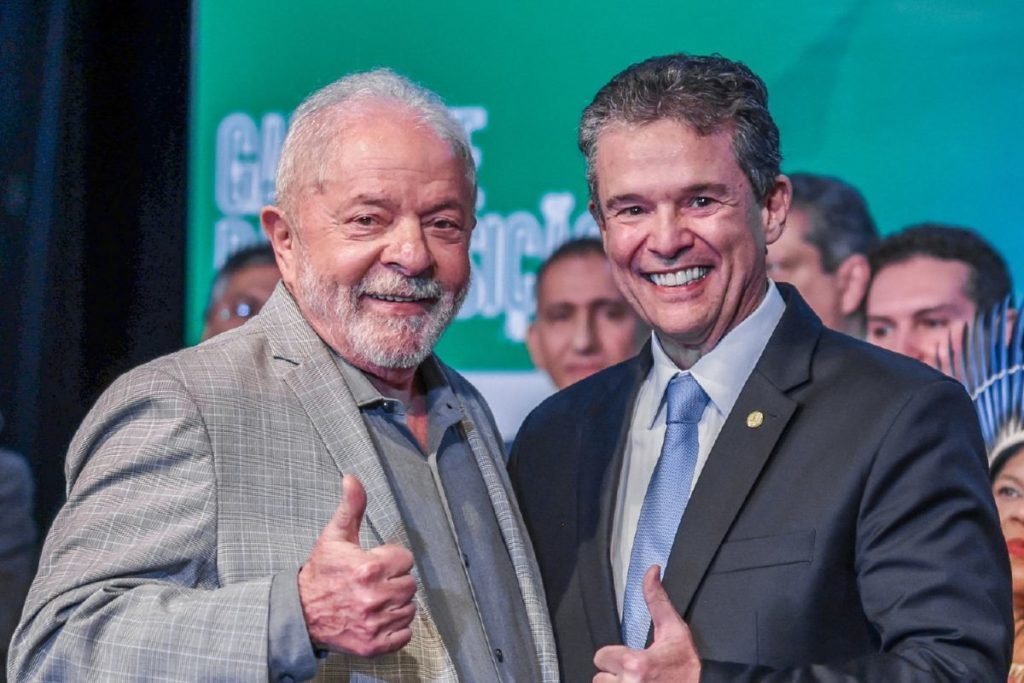 Lula e André de Paula, ministro da Pesca e Aquicultura