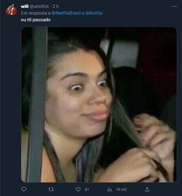 Anitta leva fecho da netflix no twitter : r/brasil