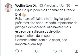 Políticos Adversários E Aliados De Bolsonaro Reagem à Inelegibilidade ...