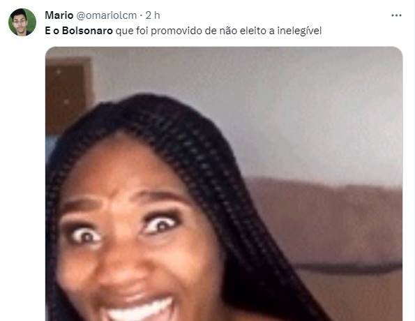 Imbrochável' e inelegível: veja os memes após a condenação de Bolsonaro no  TSE - Folha PE