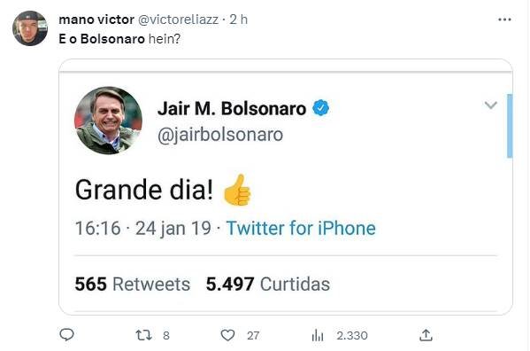 Imbrochável' e inelegível: veja os memes após a condenação de Bolsonaro no  TSE - Folha PE