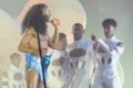 Print de um vídeo do show de Lil Nas X, em Estocolmou, na Suécia - Metrópoles