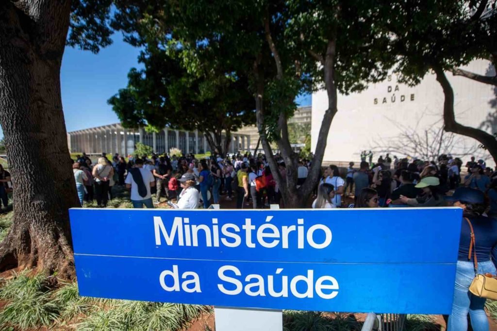 Placa Ministério da Saúde