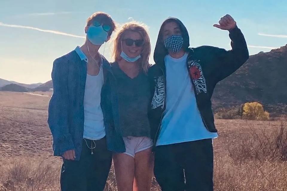 Britney Spears e os filhos, Sean Preston e Jayden