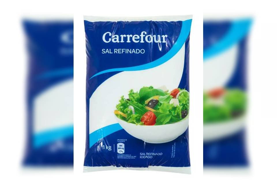 Anvisa proíbe comercialização de lote de sal da marca Carrefour