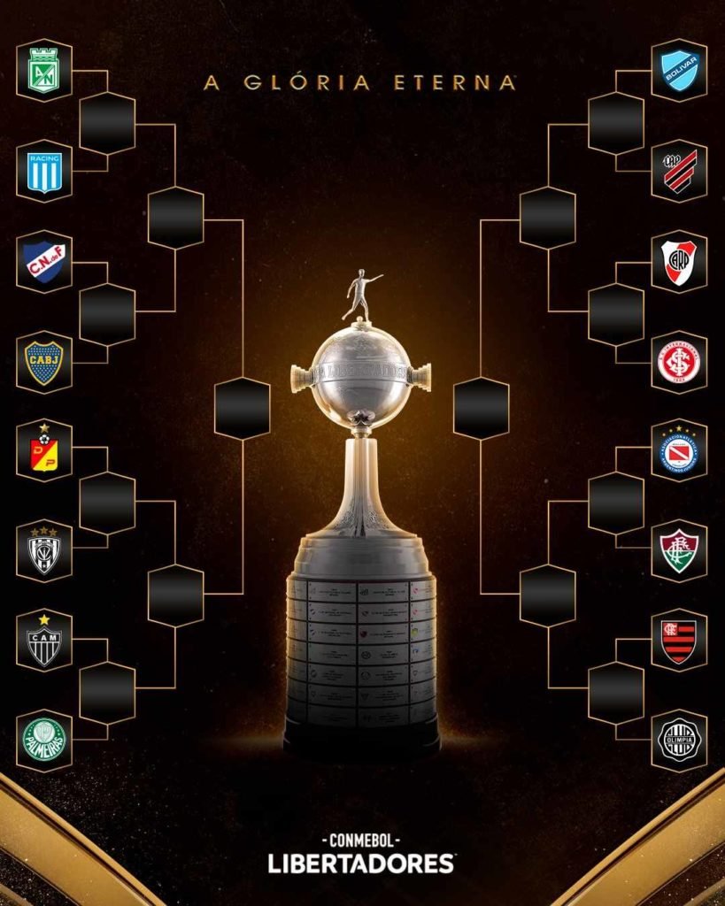 Sorteio define confrontos das oitavas de final da Libertadores; veja jogos