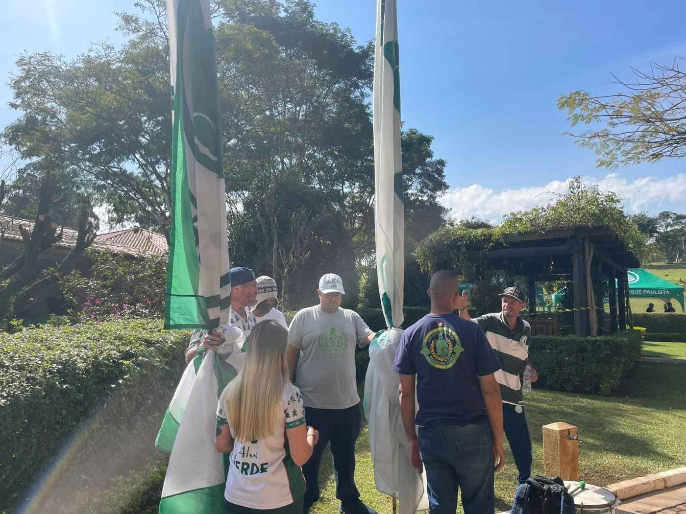 Túmulo de Gabriella Anelli, torcedora do Palmeiras. 