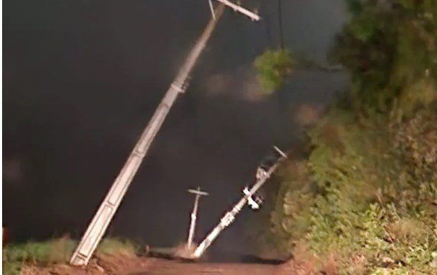 postes ciclone xanxere santa catarina - Metrópoles