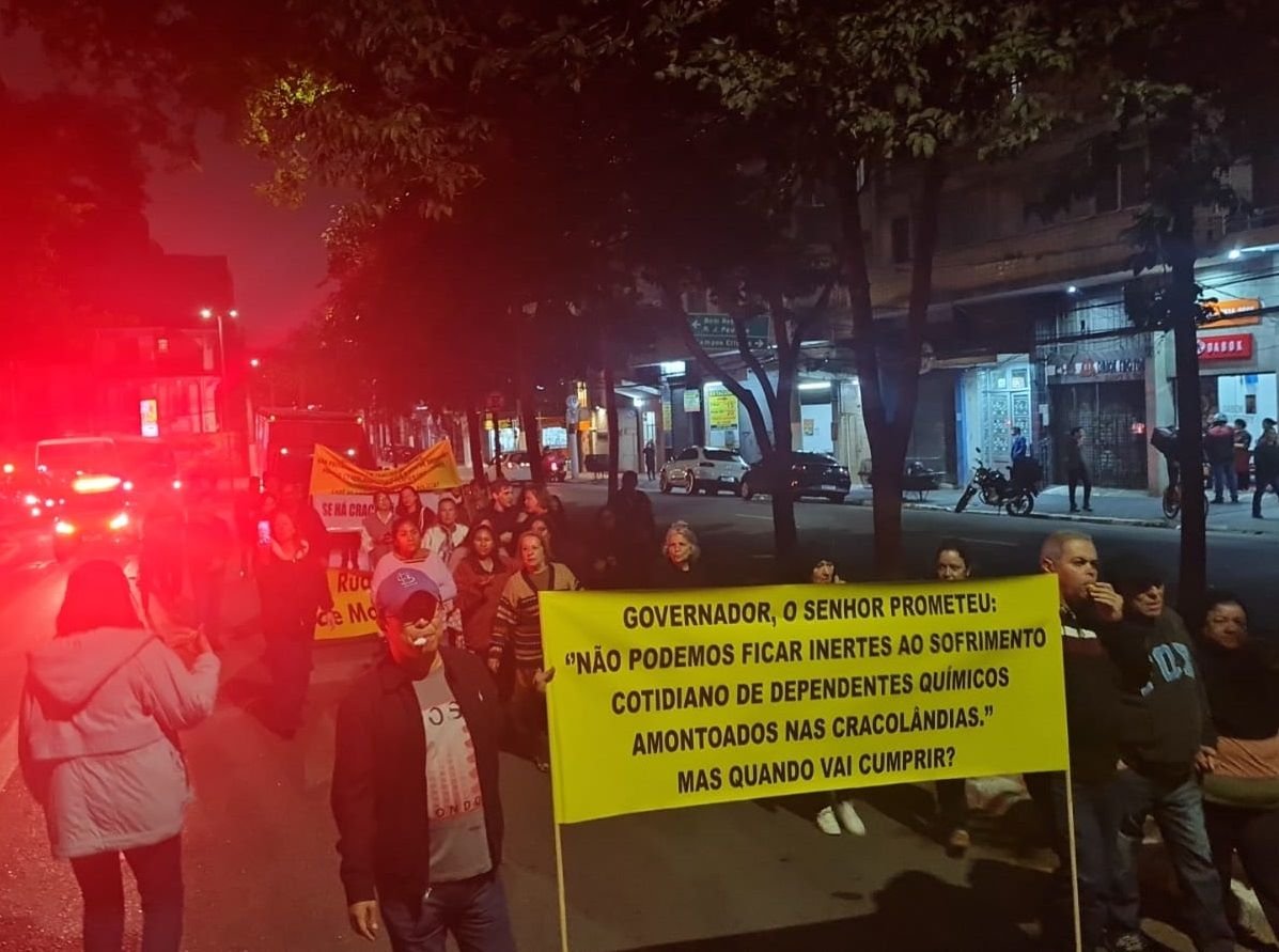 Cracolândia: “plano surpresa” de Tarcísio causa protesto no Bom Retiro