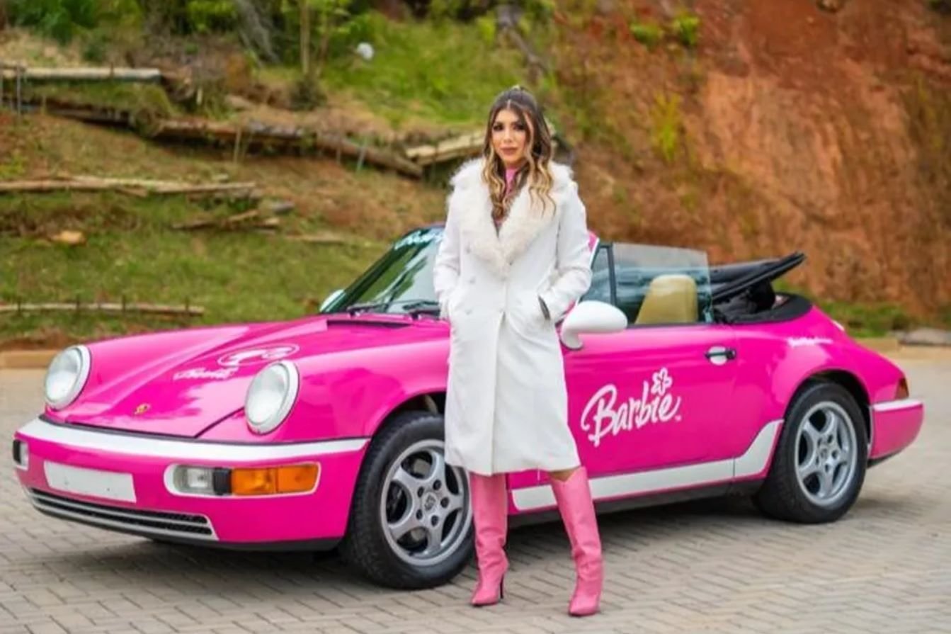 Carro da Barbie com Boneca