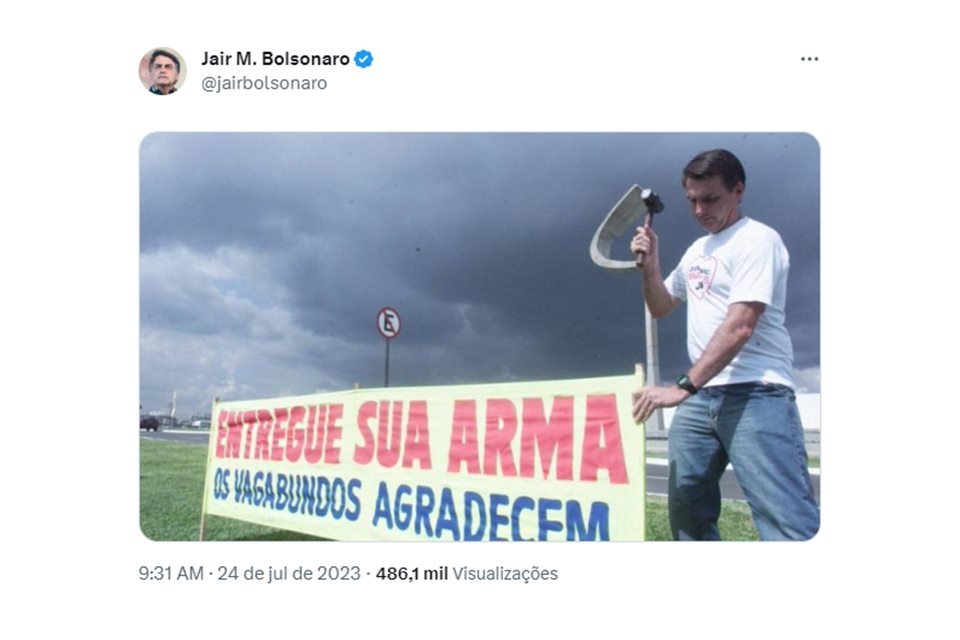 Vagabundos agradecem”, posta Bolsonaro após decreto que limita armas |  Metrópoles