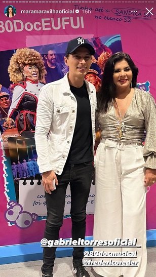 Mara Maravilha e o marido Gabriel Torres - Metrópoles