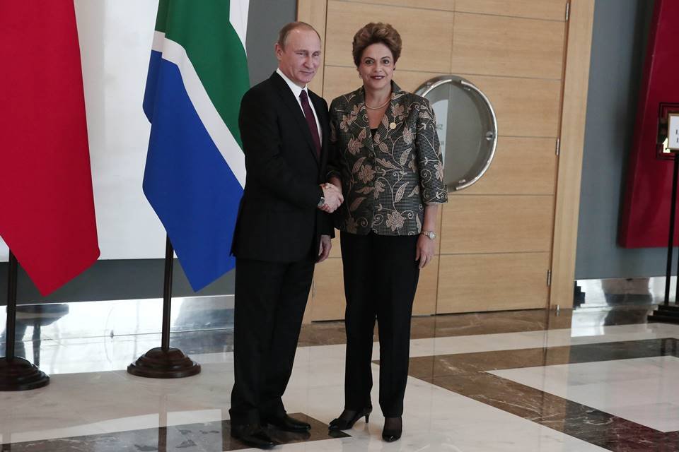 Presidenta Dilma Rousseff durante encontro privado com o Presidente da Federação  Russa, Vladimir Putin. Moscou - Rússia