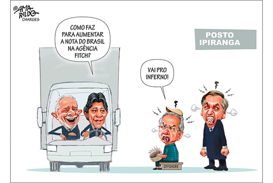 Charge do Amarildo | Metrópoles