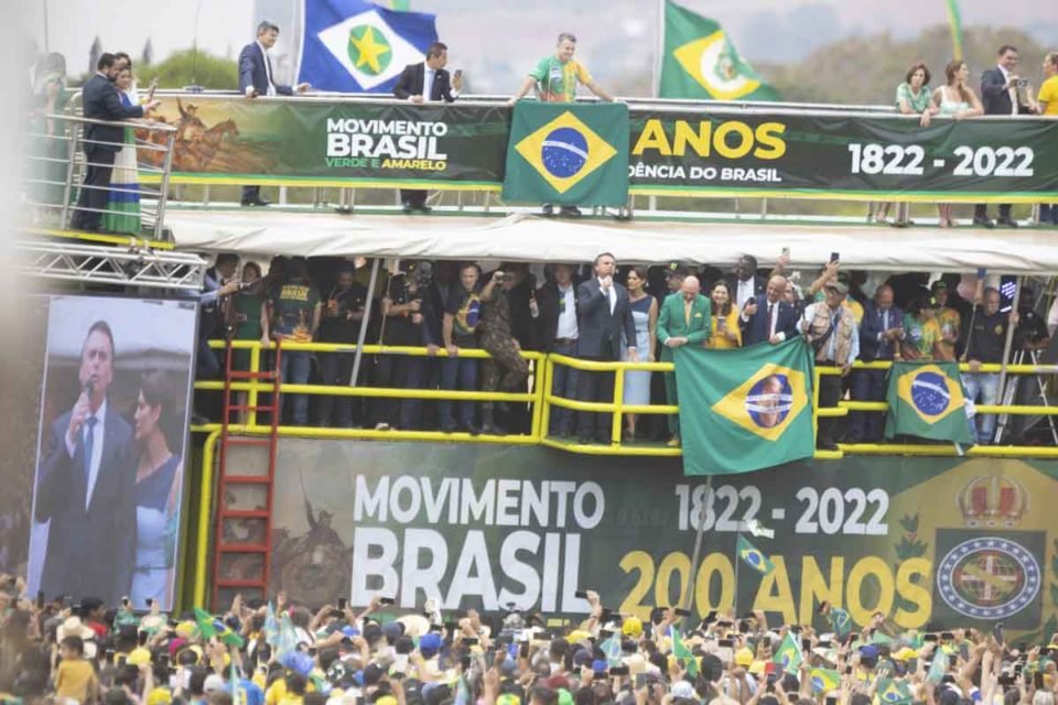 Foto colorida da comemoração do Bicentenário da Independência na gestão Bolsonaro - Metrópoles