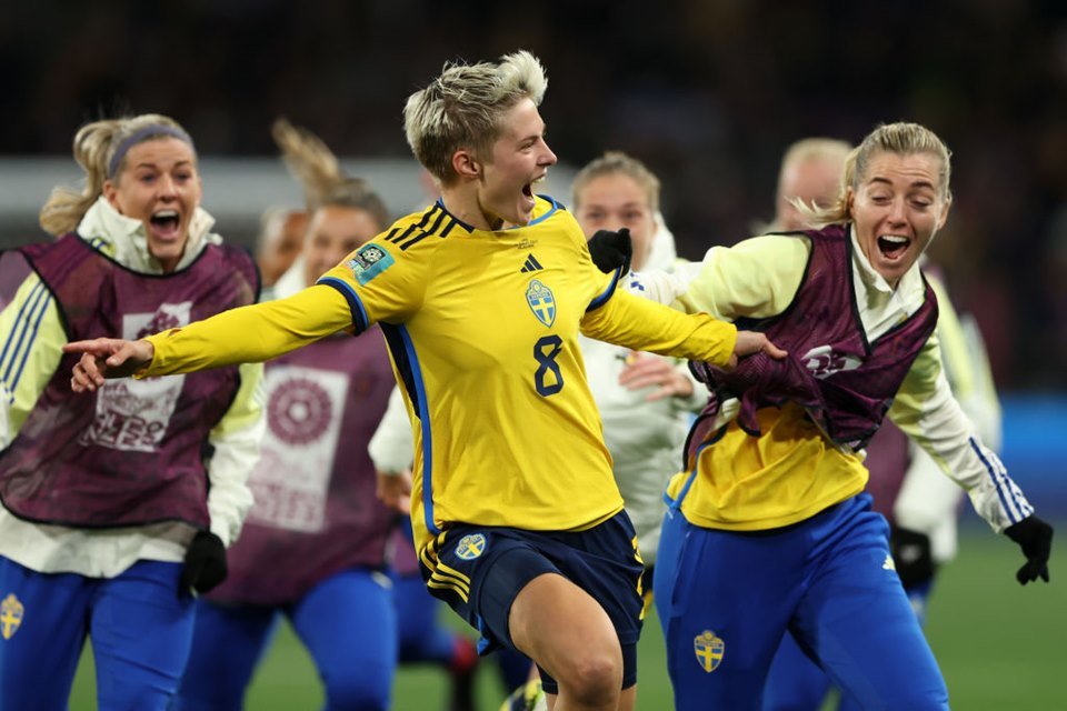 Futebol Feminino: Suécia apurou-se para as meias no último minuto do tempo  regulamentar