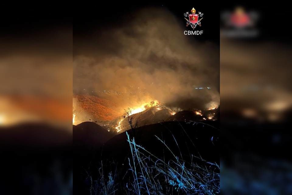 incêndio em área rural