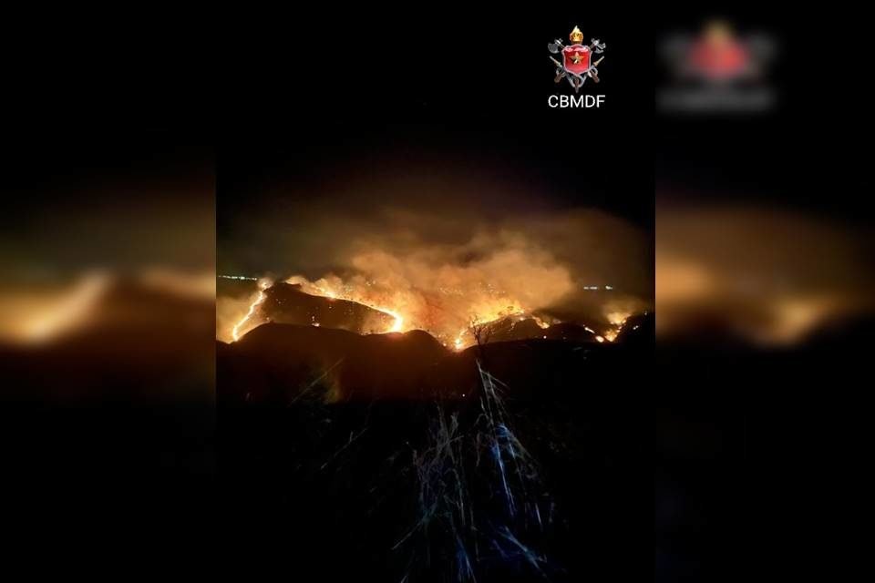 incêndio em área florestal