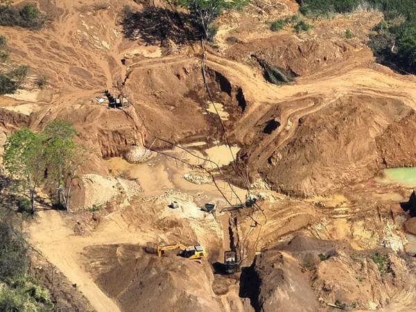 PF destrói garimpo de ouro na Amazônia avaliado em R$ 2,5 milhões