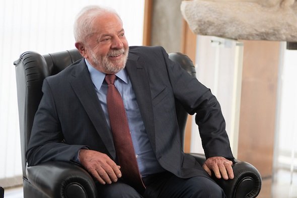 imagem colorida presidente Lula no Palácio do Itamaraty - metrópoles