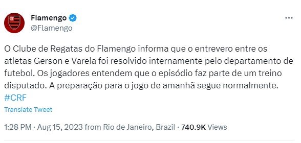 Amanhã é dia de - Clube de Regatas do Flamengo