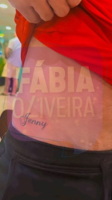 Tatuagem de Fábio Gontijo, marido de Jenny Miranda - Metrópoles