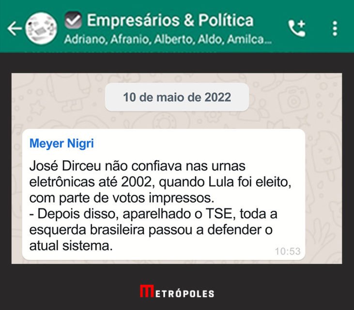 Mensagens inéditas mostram conteúdo falso e antidemocrático compartilhado por empresário que espalhou fake news a mando de Bolsonaro